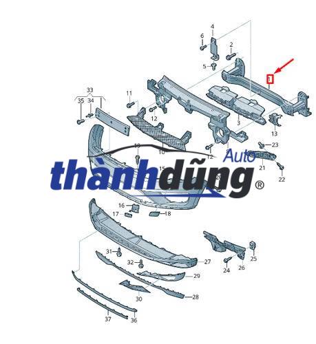 TAI CÀI CẢN TRƯỚC PHỤ TOYOTA HIACE 2008 | 5211526120 - Ảnh 6