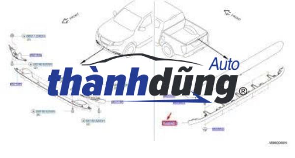 CÁNH GIÓ BƯỞNG SAU XE NISSAN NAVARA 2019 | 960324JC1H - Ảnh 5