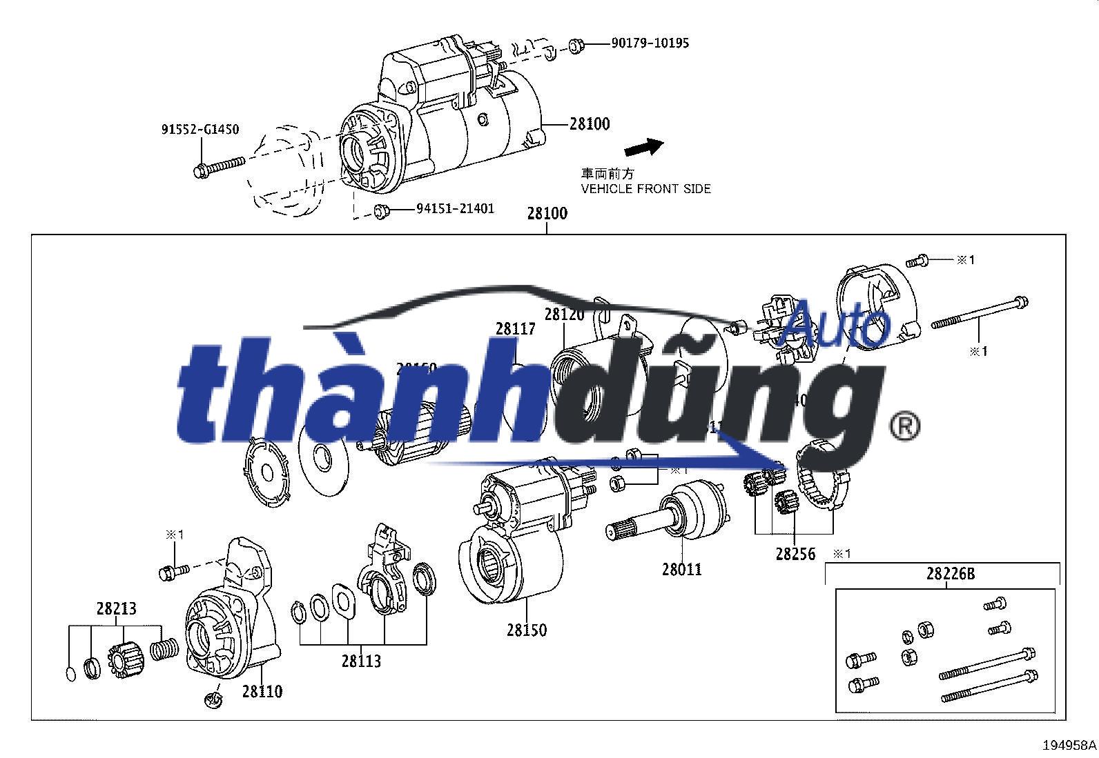 NHÔNG ĐỀ XE TOYOTA HIACE 2007 | 2801154380 - Ảnh 6