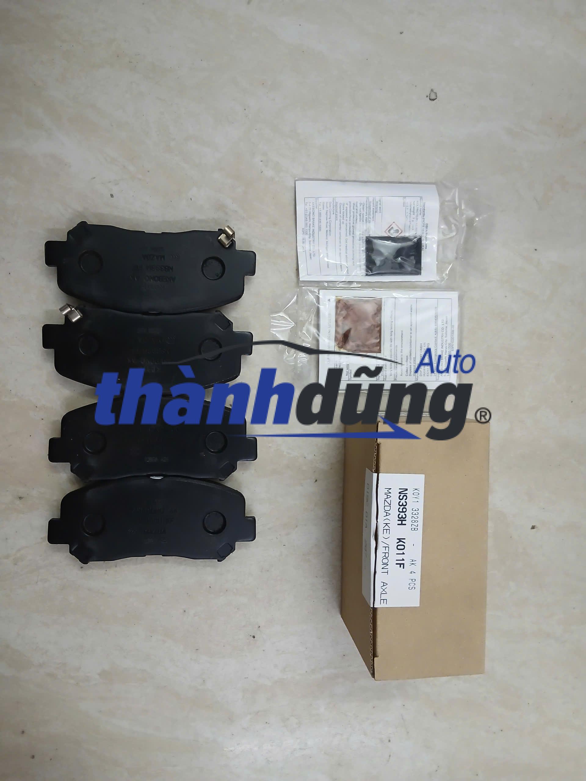 BỐ THẮNG TRƯỚC XE MAZDA CX5 2.5 2018 | K0Y13328ZB