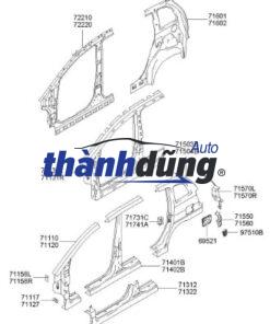 HÔNG NGOÀI SAU MITSUBISHI XPANDER 2018 | 78113W010P