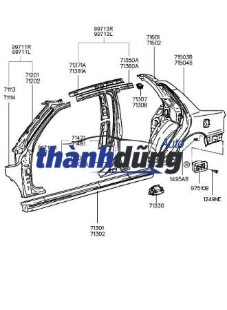 HÔNG NGOÀI SAU MITSUBISHI XPANDER 2018 | 78113W010P