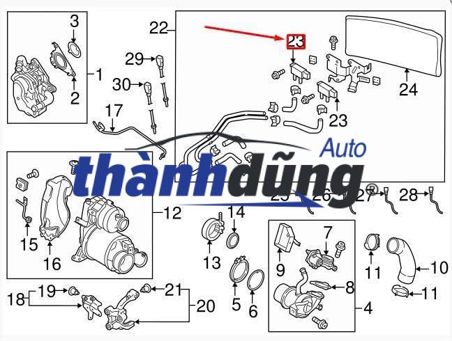 CẢM BIẾN ÁP SUẤT KHÍ XẢ RENAULT MEGANE | 0281006207 - Ảnh 4