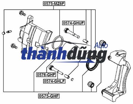 ẮC SUỐT PHANH TRƯỚC MAZDA 6 2.0 2015 | GS1D33694 - Ảnh 4