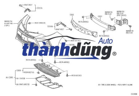 XỐP GIẢM CHẤN BA ĐỜ TRƯỚC XE KIA K3 2020 | 86520M6800 - Ảnh 4