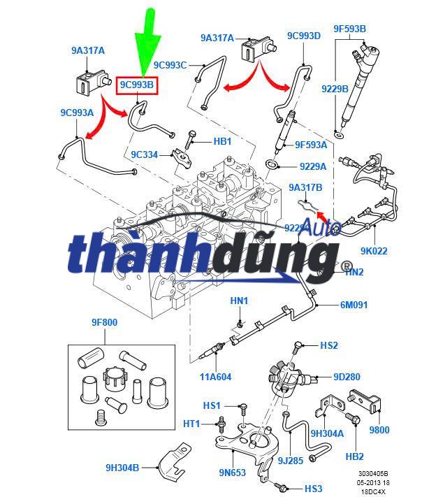 CẢM BIẾN THANH RAY NHIÊN LIỆU XE FORD TRANSIT 2.2 2014 | 45PP31 - Ảnh 6
