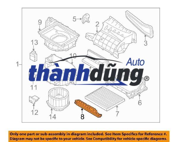 NẮP ĐẬY LỌC GIÓ MÁY LẠNH KIA FORTE 2011-2017 | 971293X000 - Ảnh 4