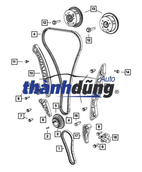 ỐC BẮT TRỤC CAM PEUGEOT 3008 2019 | 9808341580 - Ảnh 6