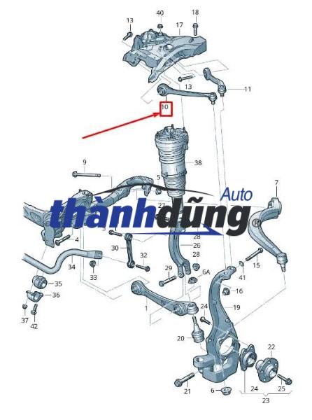CÀNG I TRÊN PHỤ AUDI Q7 3.0 QUATTRO | 4G0407515B - Ảnh 5