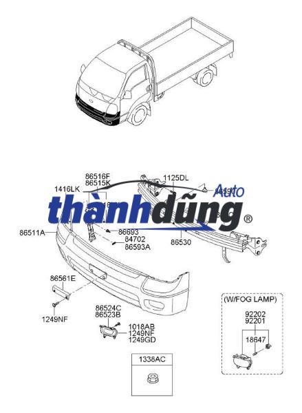 NẸP SÀN CÁNH CỬA KIA BONGO 3 2006-2018 | 858714E000GW - Ảnh 5