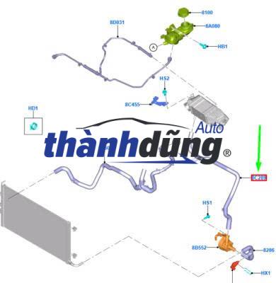 ỐNG NƯỚC GIÀN SƯỞI FORD FOCUS 2.0 2011 | 5M518274AA - Ảnh 4