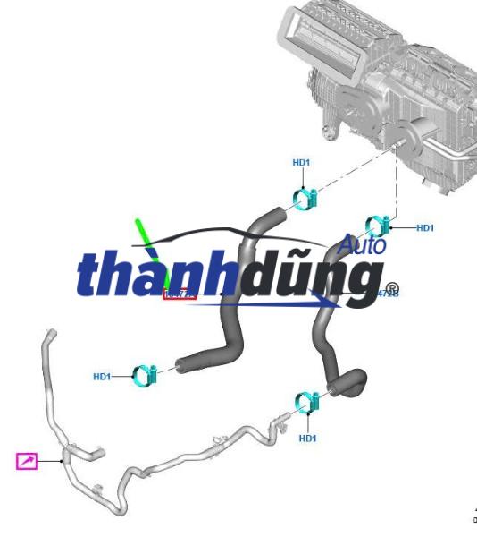 ỐNG NƯỚC GIÀN SƯỞI FORD FOCUS 2.0 2011 | 5M518274AA - Ảnh 5