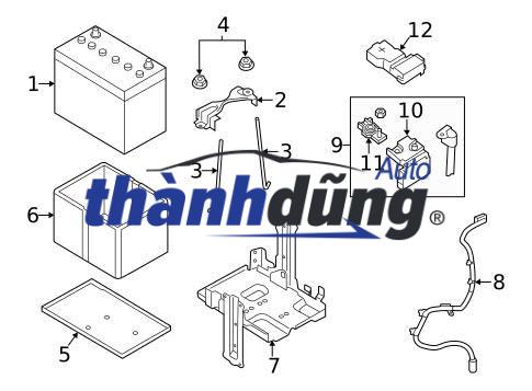 CẢM BIẾN DÒNG ĐIỆN ẮC QUY XE HONDA HRV 2020 | 38920T5A013 - Ảnh 5