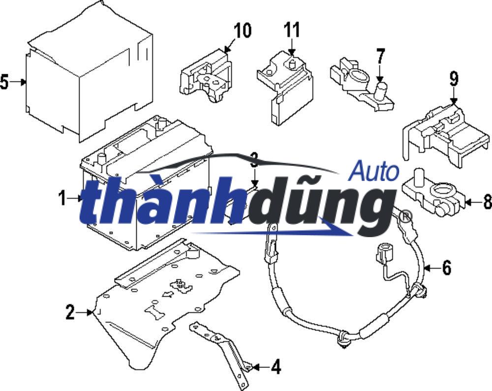 CẢM BIẾN DÒNG ĐIỆN ẮC QUY XE HONDA HRV 2020 | 38920T5A013 - Ảnh 7