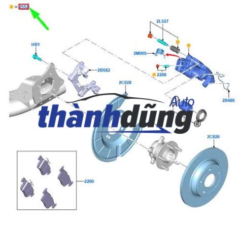 LÒ XO ĐÙM THẮNG TRƯỚC XE MAZDA 3 2010 | BP4K33233 - Ảnh 6