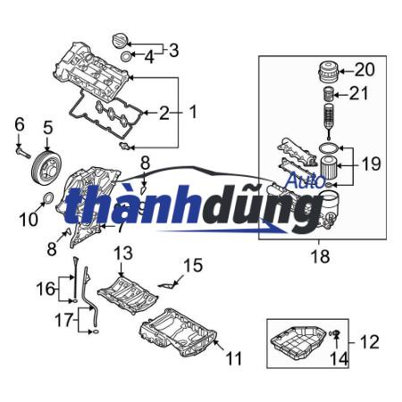 NẮP CỐC LỌC DẦU XE KIA SORENTO 2023 | 263152J000 - Ảnh 6
