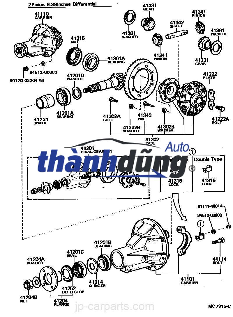 VÀNH CHẬU QUẢ DỨA XE SUZUKI CARRY PRO | 2730061J00 - Ảnh 4
