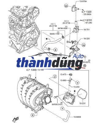 HỘP TÁCH DẦU XE MAZDA 3 2.0 2015 | PE0113570 - Ảnh 4