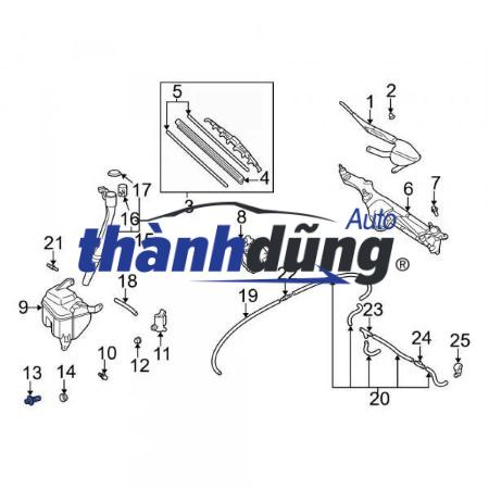 CẢM BIẾN MỨC NƯỚC RỬA KÍNH LEXUS RX330 2003-2008 | 8539733230 - Ảnh 4