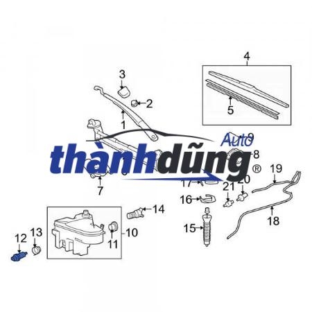 CẢM BIẾN MỨC NƯỚC RỬA KÍNH LEXUS RX330 2003-2008 | 8539733230 - Ảnh 5