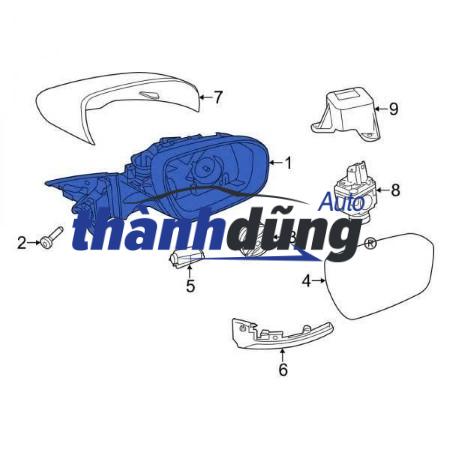 MÔ TƠ GẬP GƯƠNG XE FORD RANGER 2021 | 2L1Z17D696BA - Ảnh 4