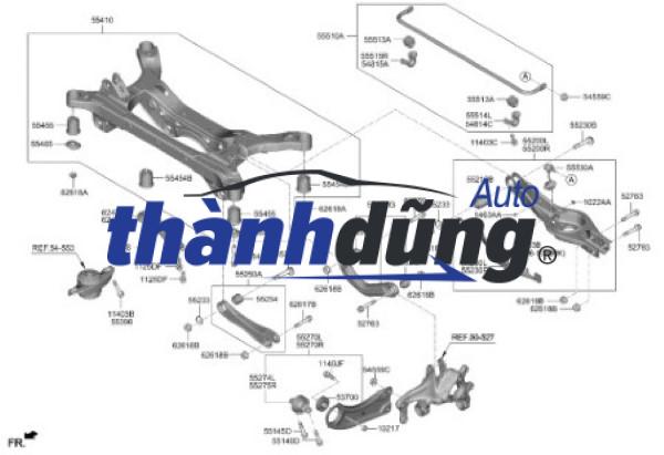 CAO SU CÀNG A DƯỚI NHỎ XE TOYOTA HILUX | 486540K040 - Ảnh 5