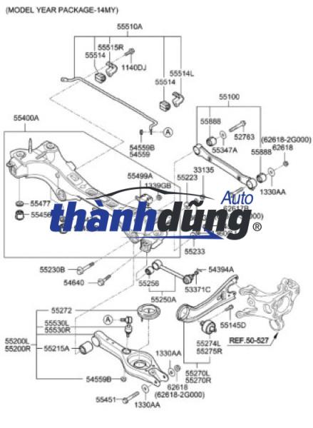 CAO SU CÀNG A DƯỚI NHỎ XE TOYOTA HILUX | 486540K040 - Ảnh 6