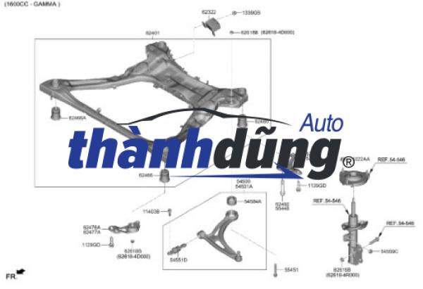 BẠC CÀNG A TRÊN TOYOTA HILUX 2010 | 486320K040 - Ảnh 4