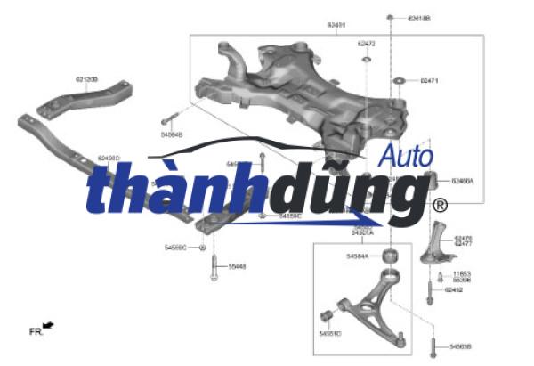 BẠC CÀNG A TRÊN TOYOTA HILUX 2010 | 486320K040 - Ảnh 5