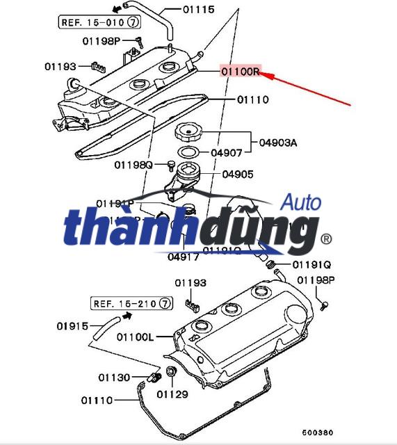 NẮP ĐẬY DÀN CÒ KIA K3000 2005-2016 | 224104X620 - Ảnh 6