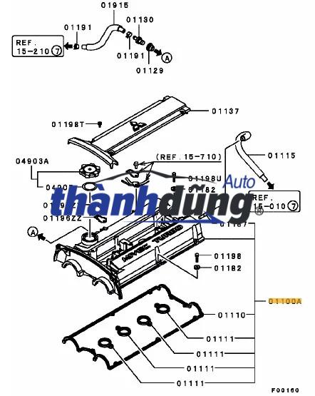 NẮP ĐẬY DÀN CÒ KIA K3000 2005-2016 | 224104X620 - Ảnh 5