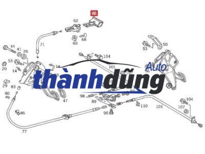 móc kéo phanh tay, cần gạt phanh tay