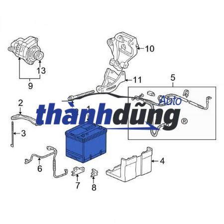 BÌNH ẮC QUY PHỤ RANGE ROVER DISCOVERY 2012-2021 | LR047630 - Ảnh 5