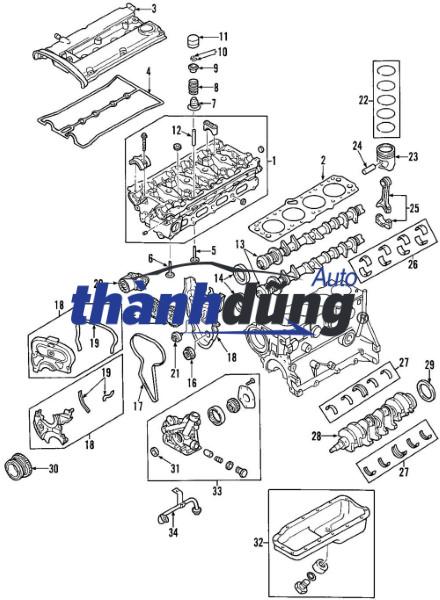 PHỚT DẦU MẶT MÁY MAZDA 6 2.0 2017 | PE01102D5 - Ảnh 6