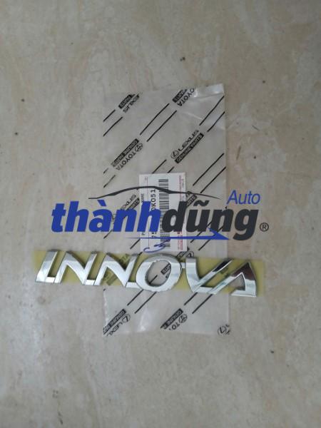 LOGO CHỮ INNOVA CỐP HẬU XE TOYOTA INNOVA 2012 | 754410K051