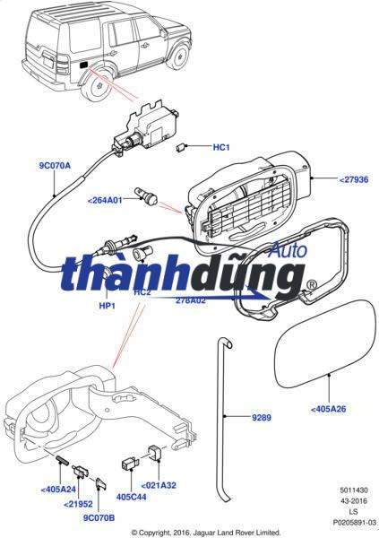 KHÓA MỞ NẮP BÌNH XĂNG XE CHEVROLET CRUZE 2010 | 42355978 - Ảnh 5