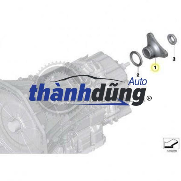 MẶT BÍCH ĐUÔI HỘP SỐ THACO K3000 15R | 0K71E17355 - Ảnh 4