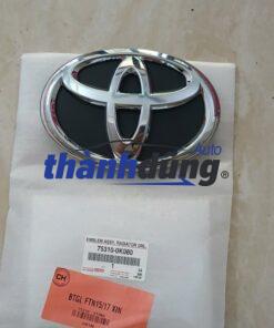 BIỂU TƯỢNG MẶT CA LĂNG TOYOTA FORTUNER 2018 | 753100K080
