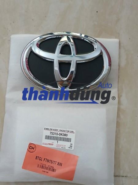 BIỂU TƯỢNG MẶT CA LĂNG TOYOTA FORTUNER 2018 | 753100K080