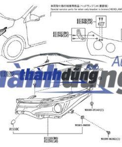 Alternative view of ĐÈN LÁI TRƯỚC MAZDA BT50 2018 | UL4M510L0B