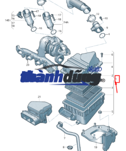 LỌC GIÓ ĐỘNG CƠ XE ISUZU D-MAX 2016 | 8981402660 - Ảnh 4