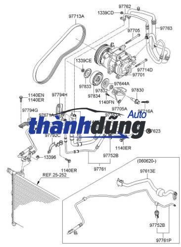 CẢM BIẾN ÁP SUẤT ĐƯỜNG ỐNG RAIL KIA K250 D4CB 2017-2023 | 314002A700 - Ảnh 5