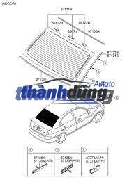 KÍNH CỬA HẬU XE ACURA MDX 2011 | 73211STXA02 - Ảnh 4