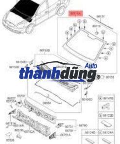 KÍNH CHẮN GIÓ TRƯỚC MG 7 2024 | 10400139 - Ảnh 4