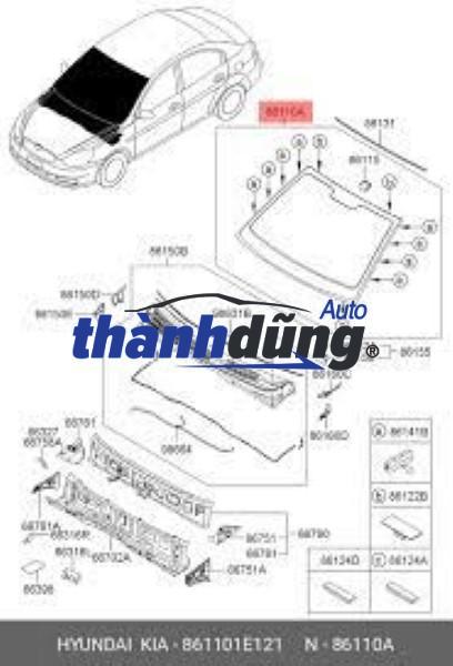 KÍNH CHẮN GIÓ TRƯỚC MG 7 2024 | 10400139 - Ảnh 4